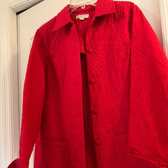 Coldwater Creek red light jacket - Picture 2 of 5